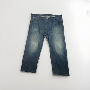 Levi's 559 Jeans Mens 48x30 Blue Relaxed Fit Straight Leg Dark Wash